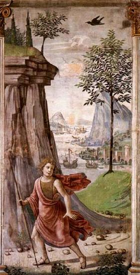 GHIRLANDAIO, Domenico St John the Baptist in the Desert oil painting picture